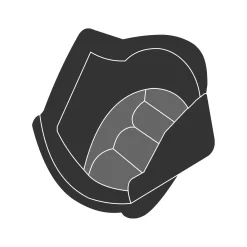 INTERIOR CON ALMOHADILLAS - CASCO FASTFLIP