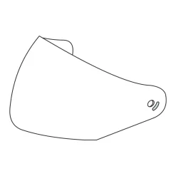 VISERA EXTERIOR TRANSPARENTE con DISPOS. PINLOCK® - CASCO FASTFLIP