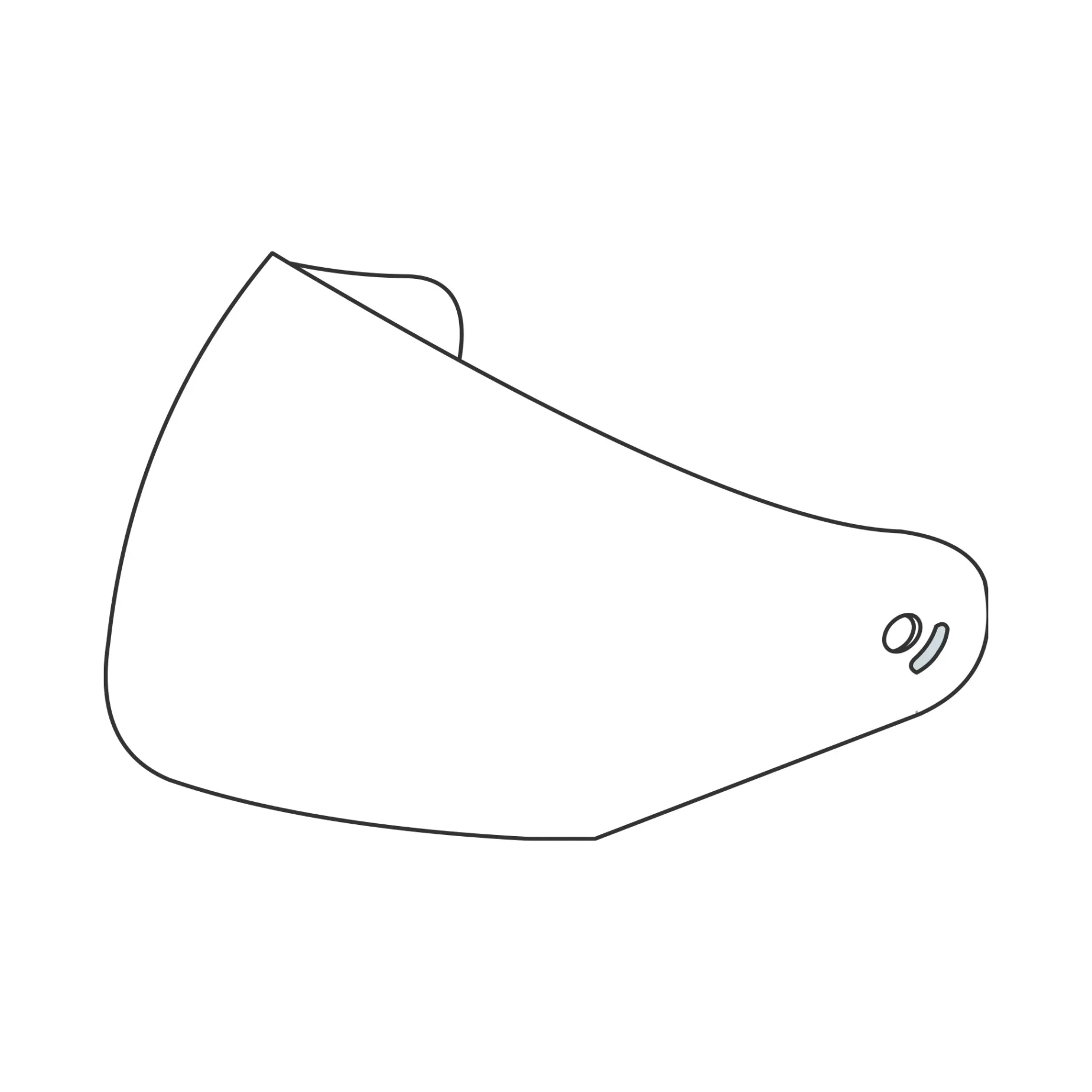 VISERA EXTERIOR TRANSPARENTE con DISPOS. PINLOCK® - CASCO HYPERLINK